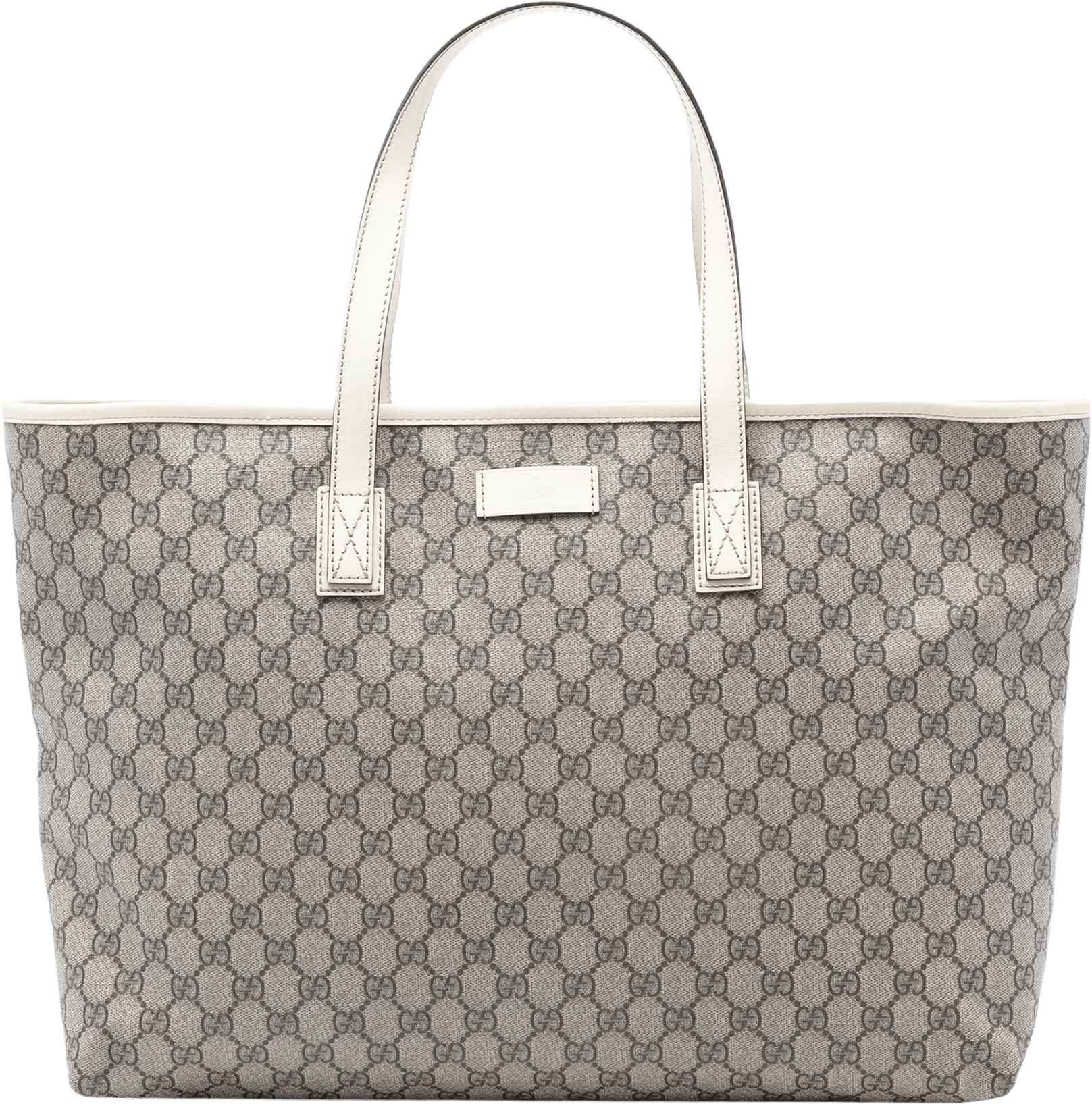 Gucci Gg Supreme Tote, från Luxclusif, i färgen beige.