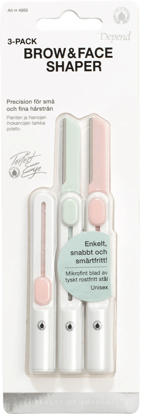 Perfect Eye Brow & Face Shaper, från Depend.