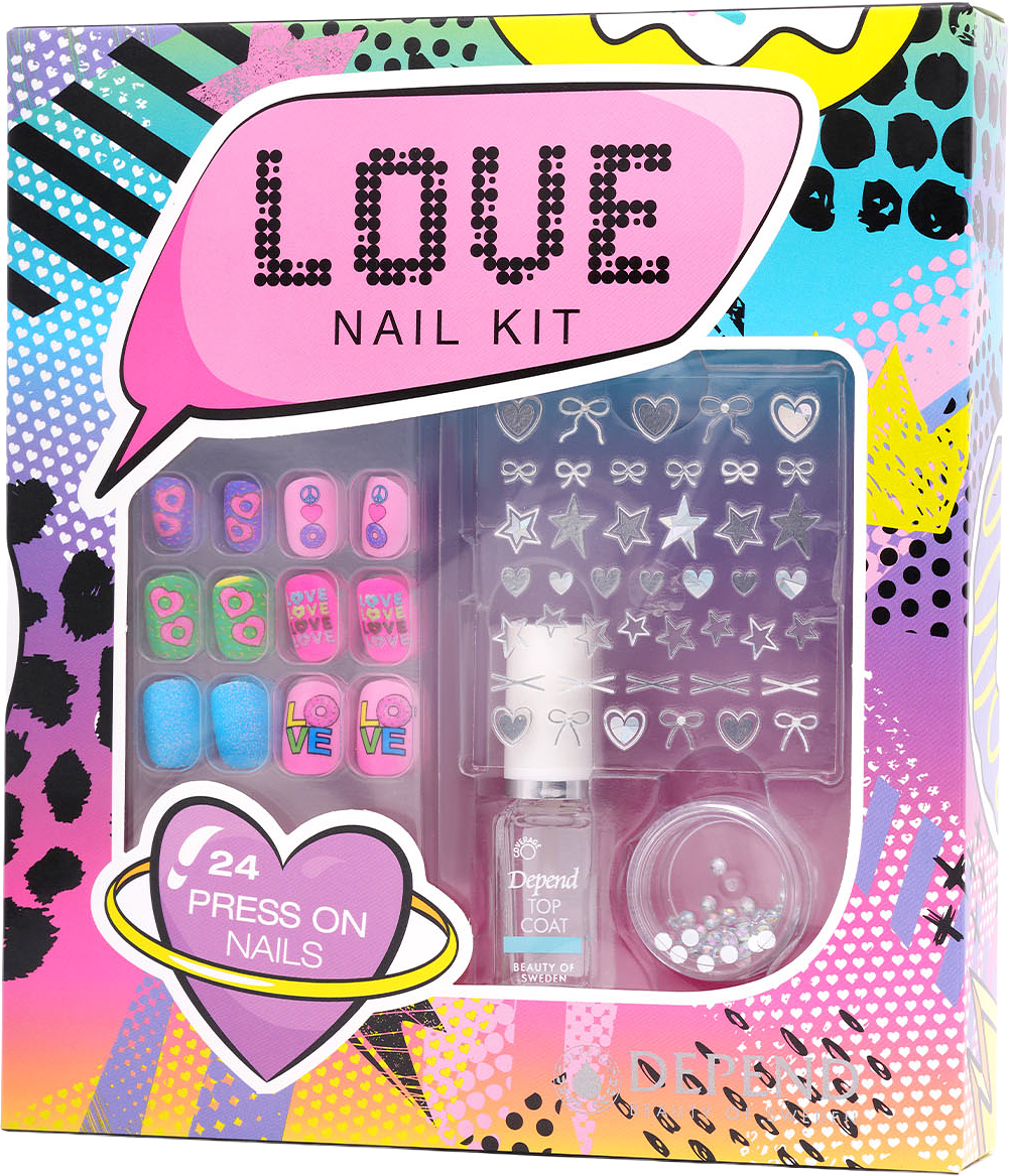 Love Nail Kit - Press On Nails, från Depend.