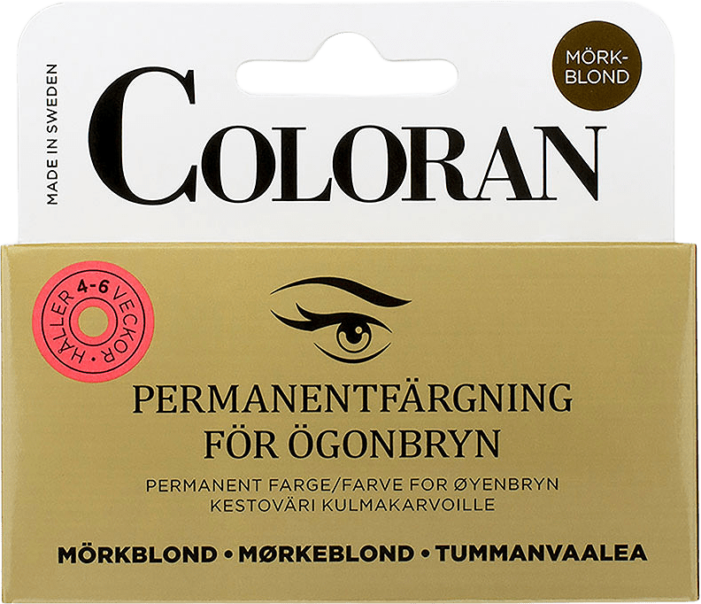 Ögonbrynsfärg, från Coloran, i färgen Mörkblond.