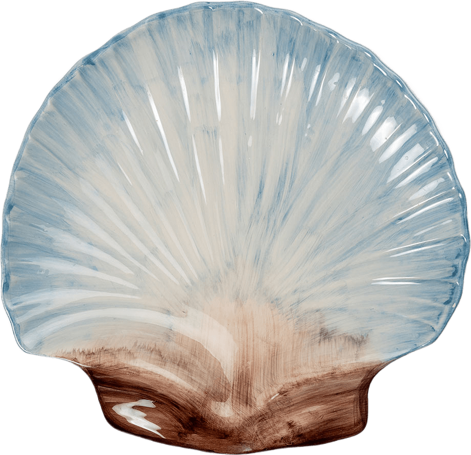 Uppläggningsfat Armona, från Byon, i färgen Ljusblå.