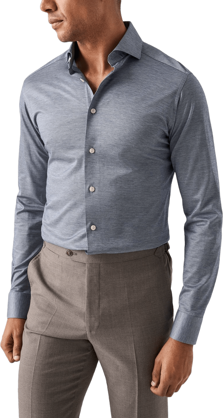 Filo Di Scozia Oxford-skjorta Slim Fit