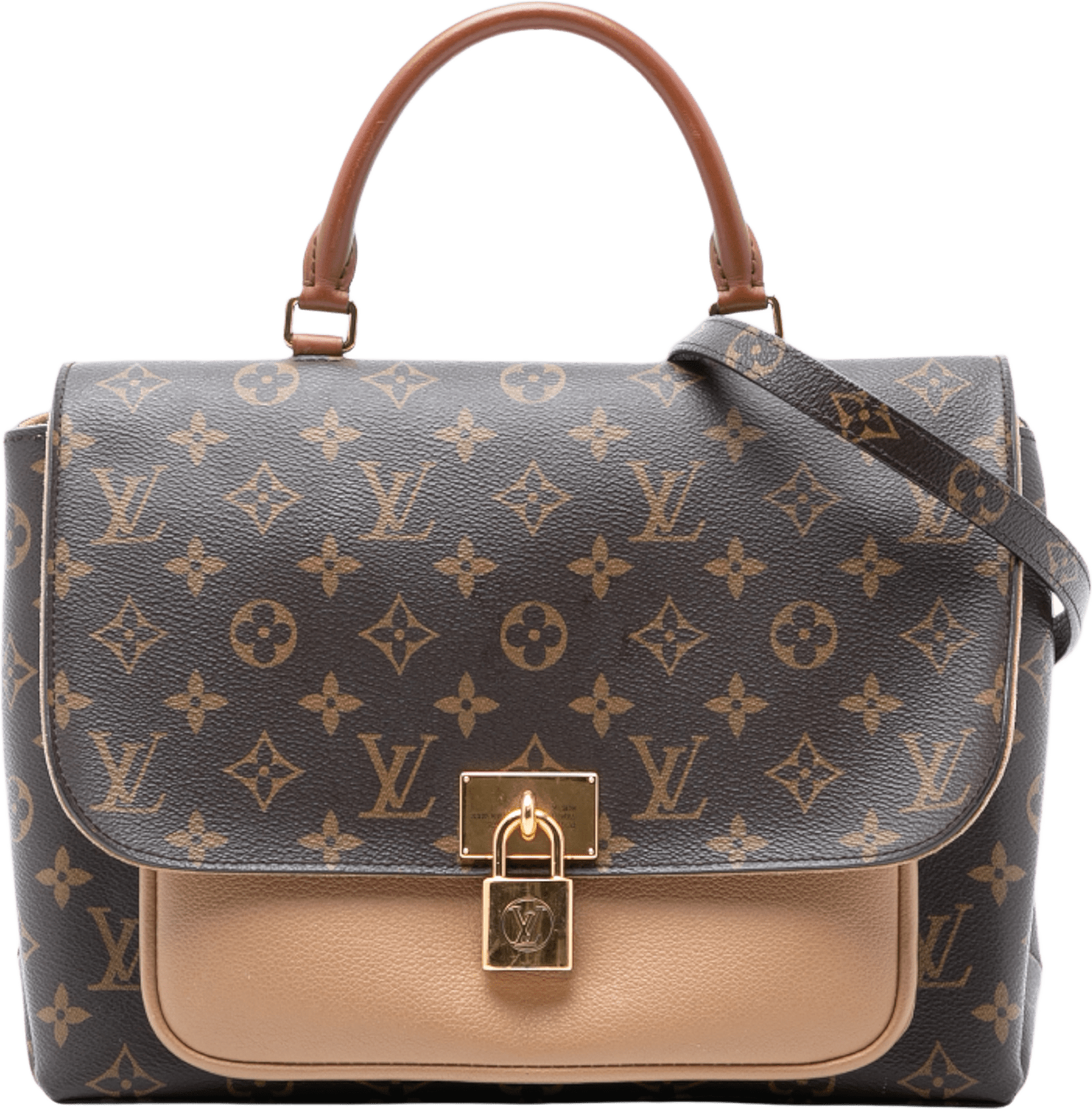 Louis Vuitton Monogram Marignan, från Luxclusif, i färgen brown.