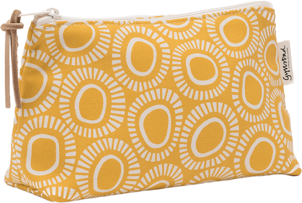 Necessär Solar, Medium, från Gyllstad, i färgen gul.