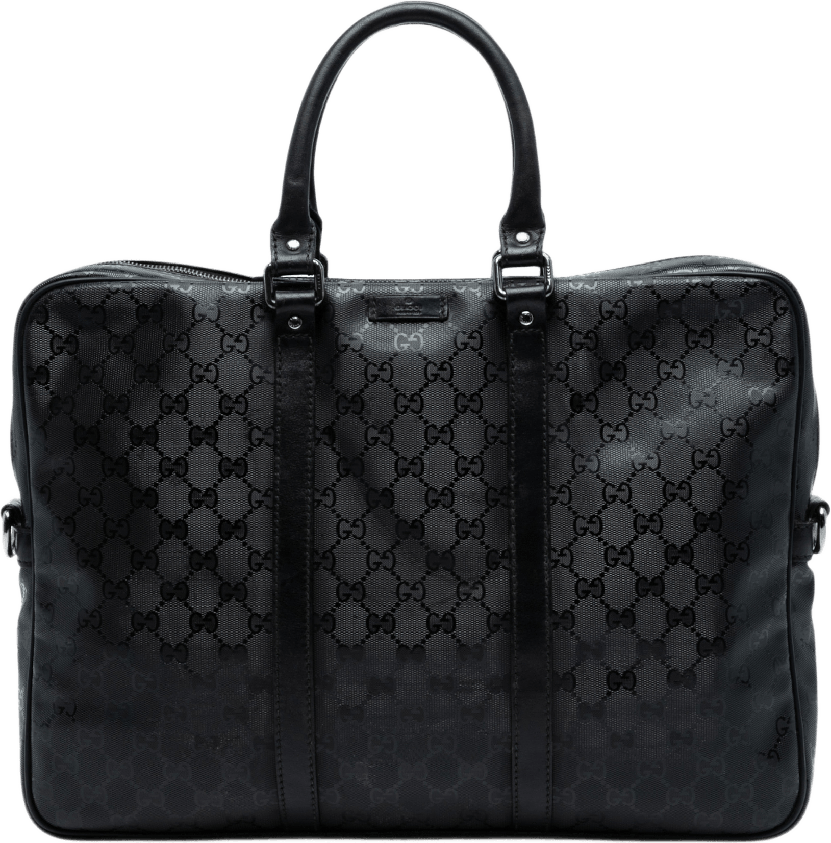 Gucci Gg Imprime Business Bag, från Luxclusif, i färgen svart.