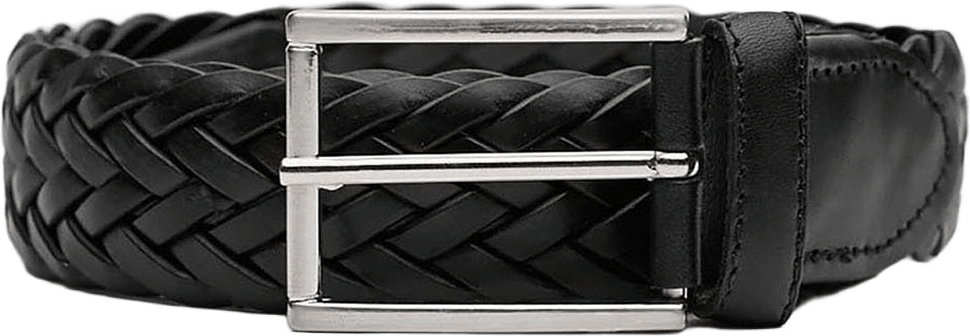 Flätat Bälte Sherbrooke, från John Henric, i färgen black.