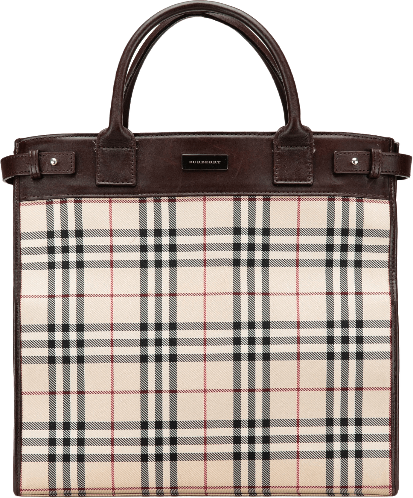 Burberry House Check Canvas Tote