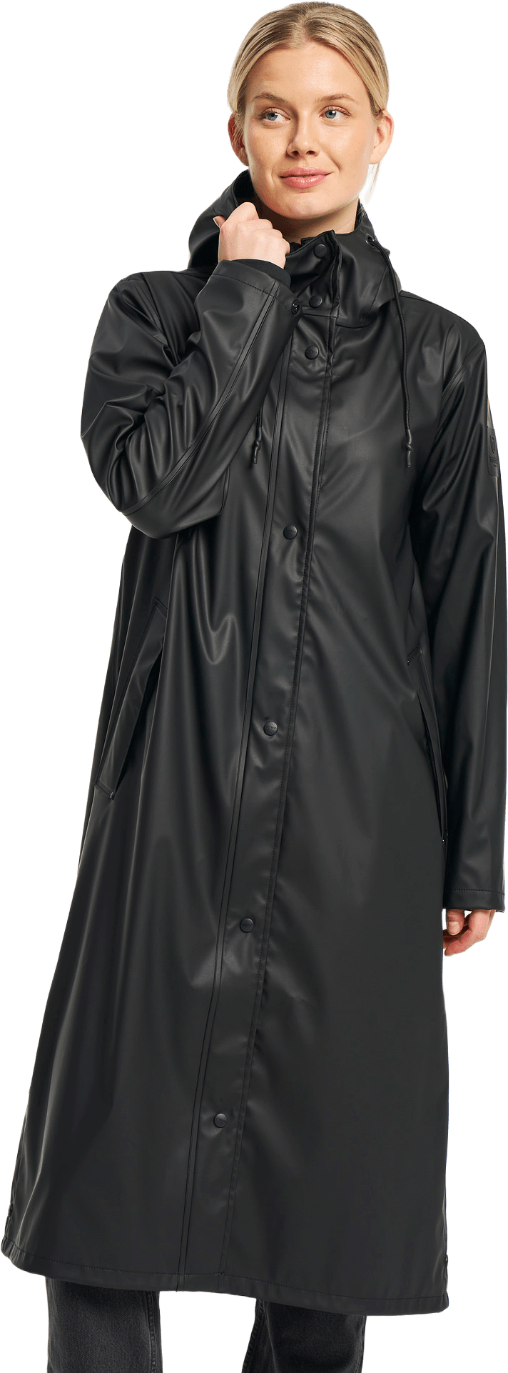 Apelviken Maxi Coat Women, från Tenson, i färgen svart.