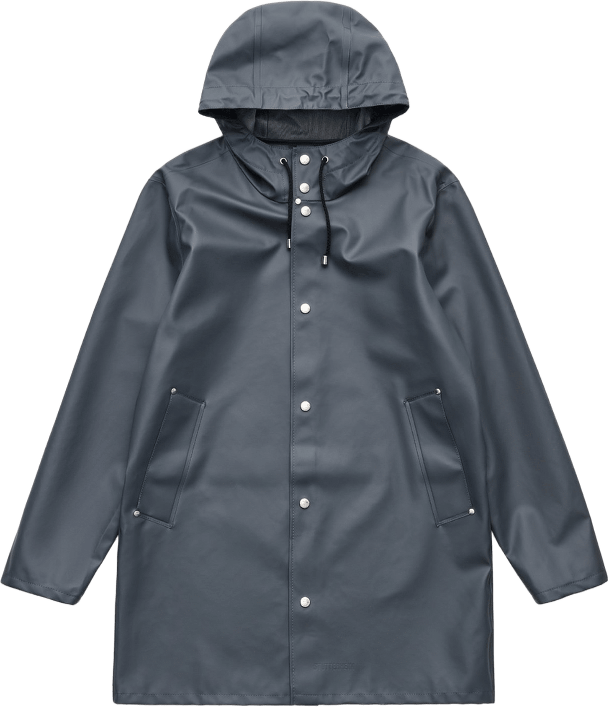 Stockholm Lightweight Raincoat, från Stutterheim, i färgen charcoal.