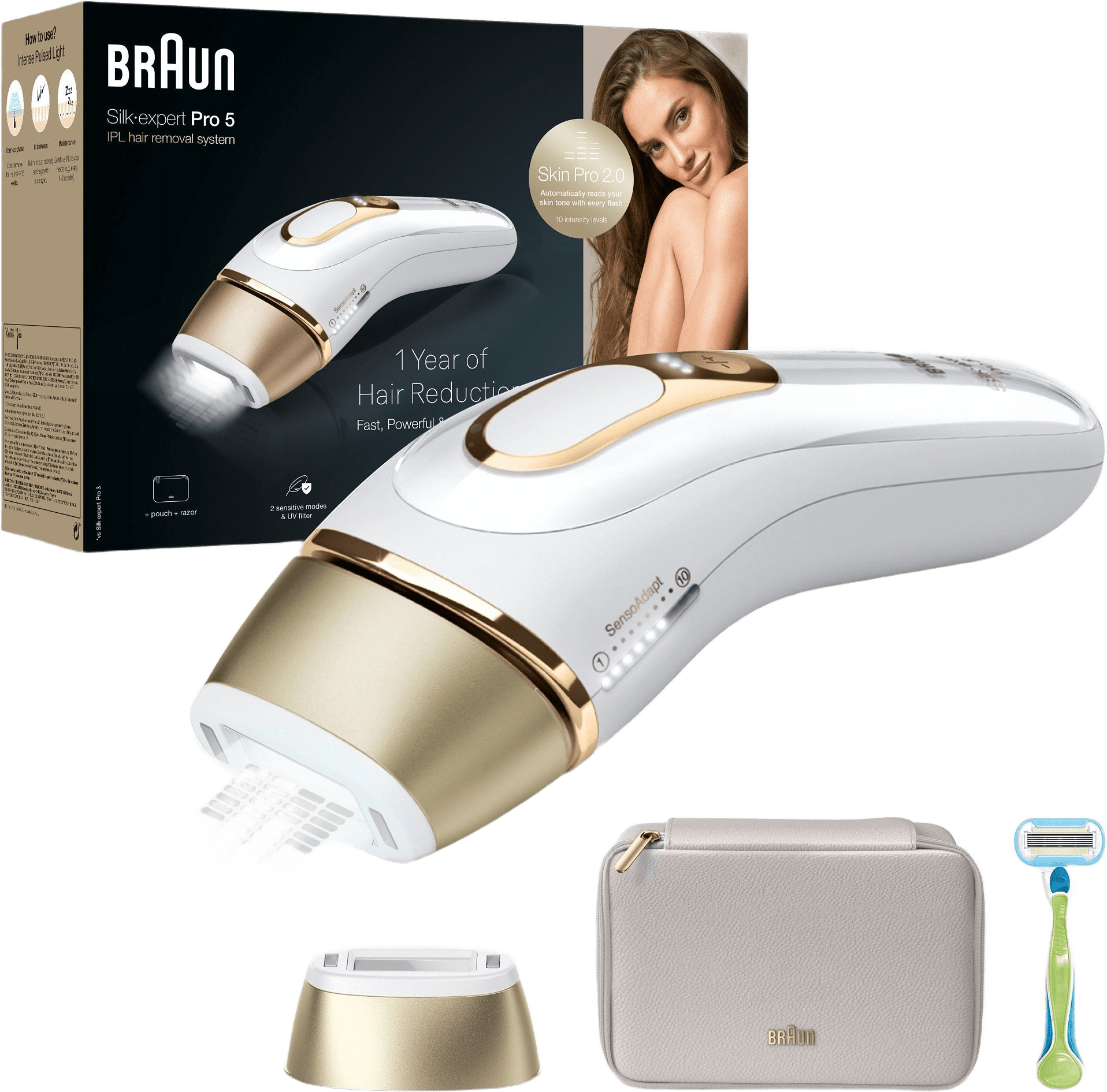 Braun IPL Silk·expert Pro 5 PL5052, Hårborttagning hemma, standardhuvud