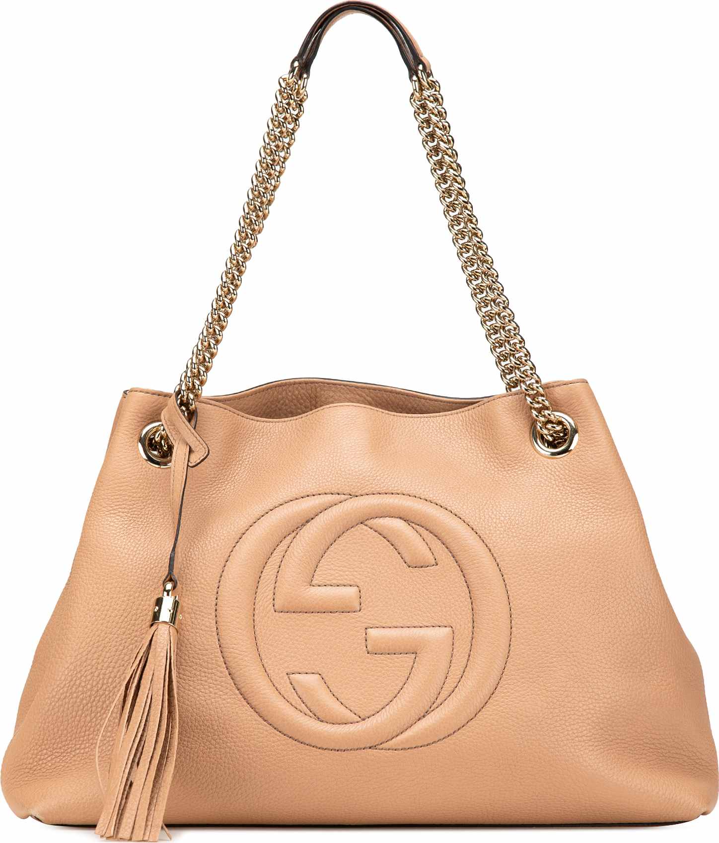 Gucci Medium Leather Soho Chain Tote