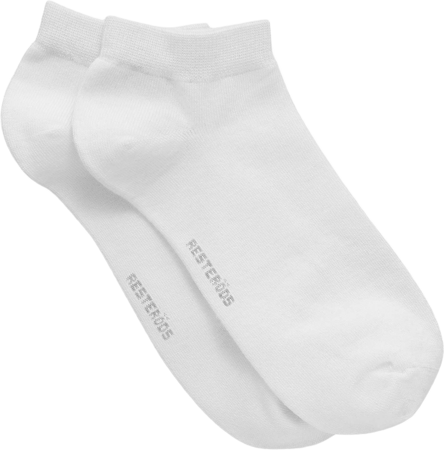 Bambu, Ankelstrumpor, 5-pack, Vit, från Resteröds, i färgen white.