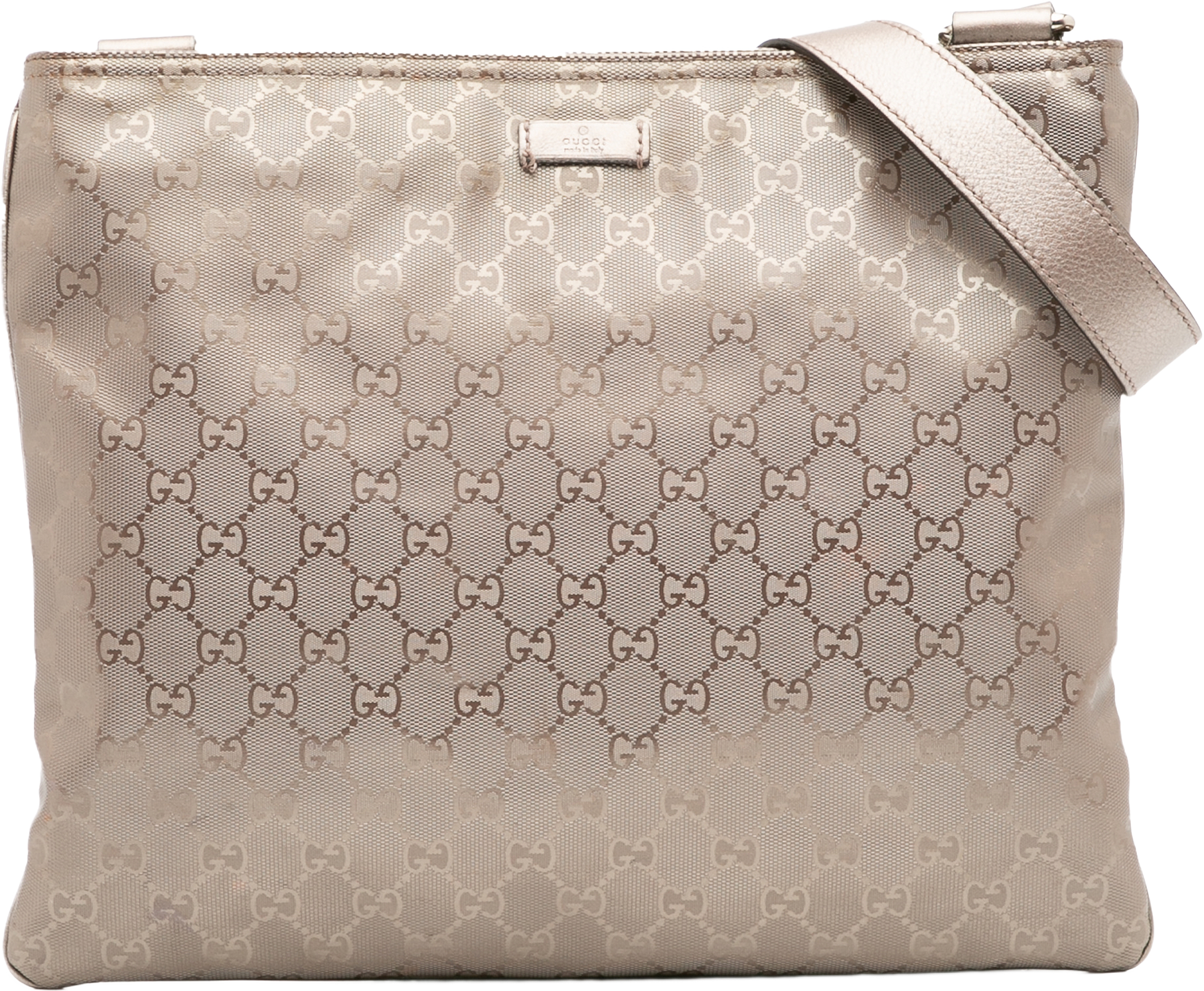 Gucci Gg Imprime Crossbody, från Luxclusif, i färgen light gold.