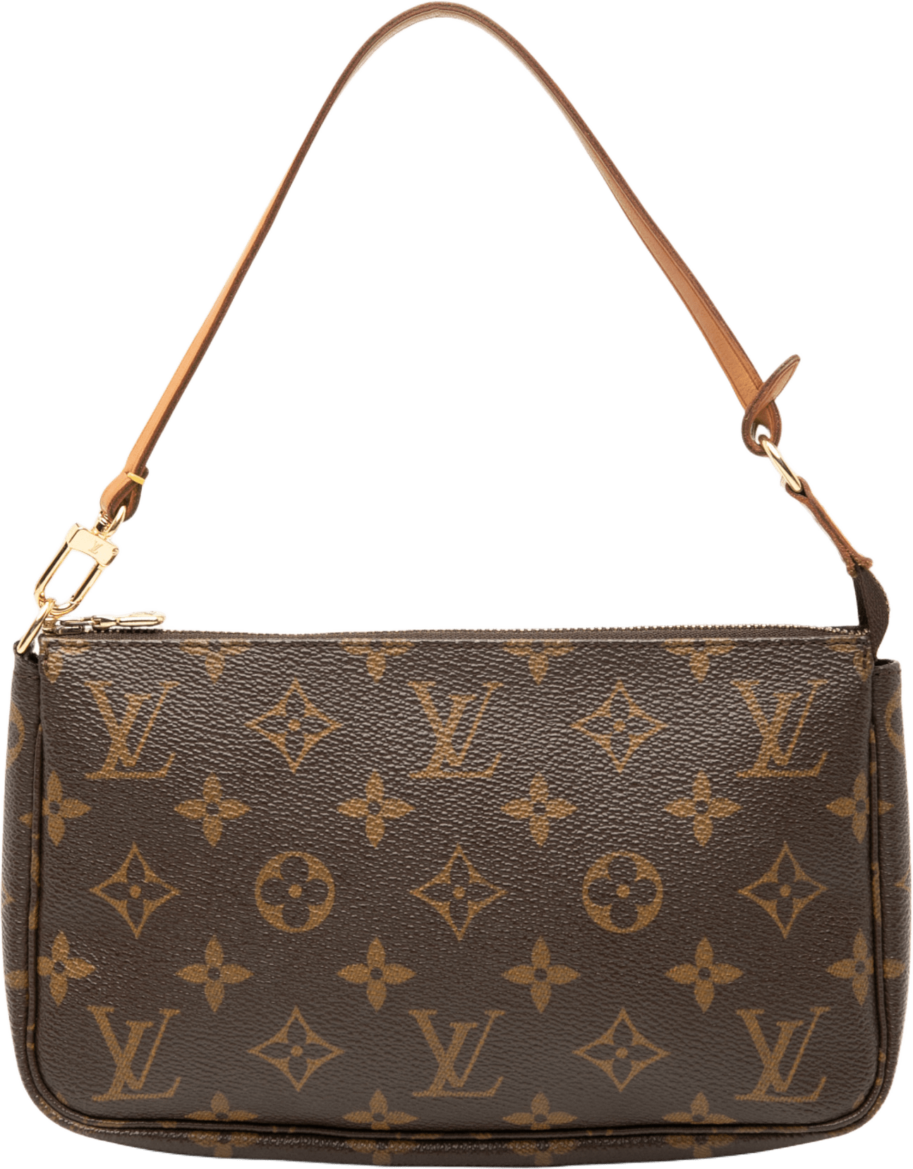 Louis Vuitton Monogram Pochette Accessoires, från Luxclusif, i färgen brown.