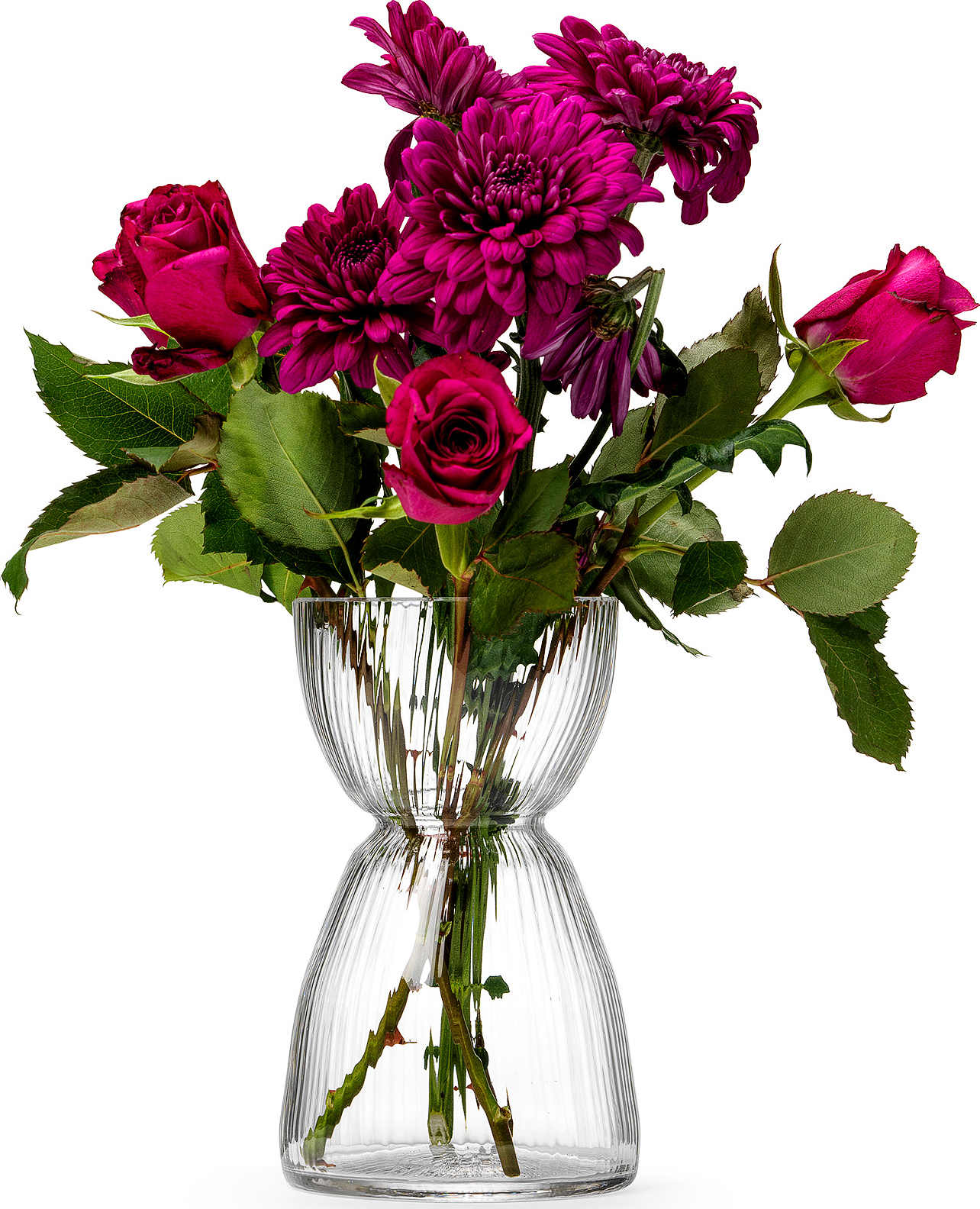 Chloe Hyacint Vas, från In Flore, i färgen klar vit.