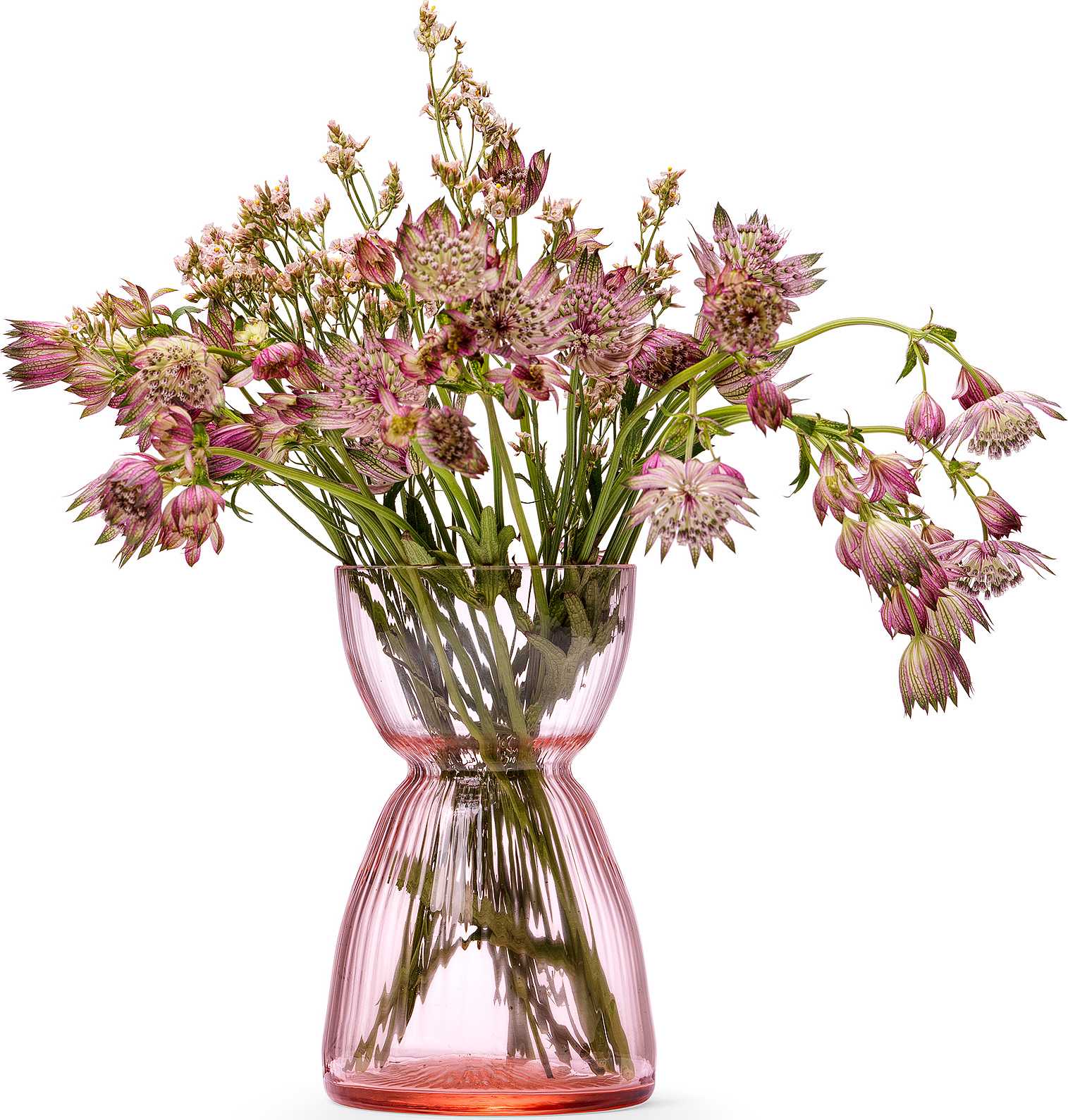 Chloe Hyacint Vas, från In Flore, i färgen rosa.