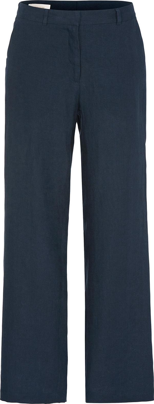 Amanda Linen Trousers, från Newhouse, i färgen marinblå.