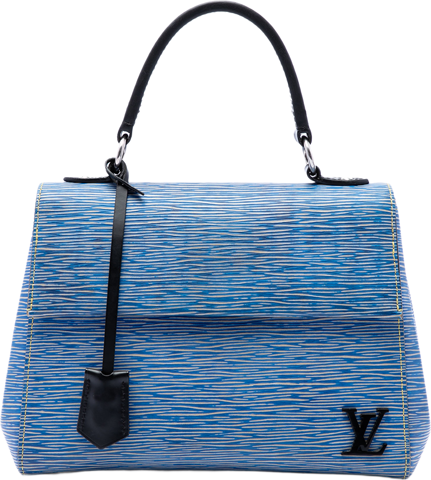Louis Vuitton Epi Denim Cluny Bb, från Luxclusif, i färgen blå.