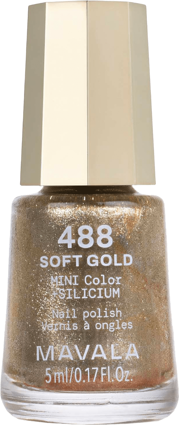 Minilack Reverie Collection, från Mavala, i färgen Soft Gold.