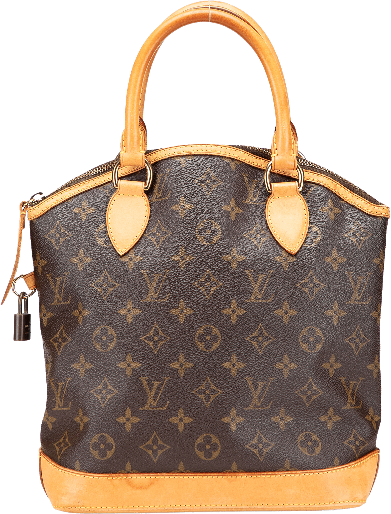 Louis Vuitton Monogram Lockit Pm, från Luxclusif, i färgen brown.