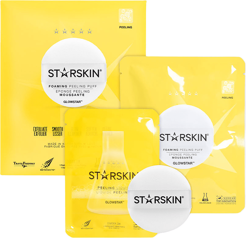 Glowstar™ Foaming Peeling Puff, från Starskin.