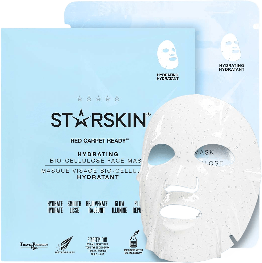 Red Carpet Ready™ Hydrating Bio-Cellulose Face Mask, från Starskin, i färgen Red.