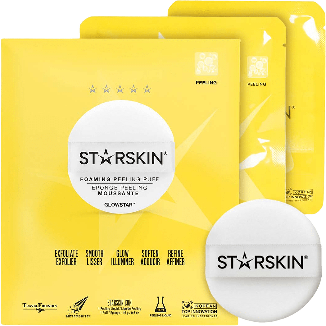 Glowstar™ Foaming Peeling Puff, från Starskin.