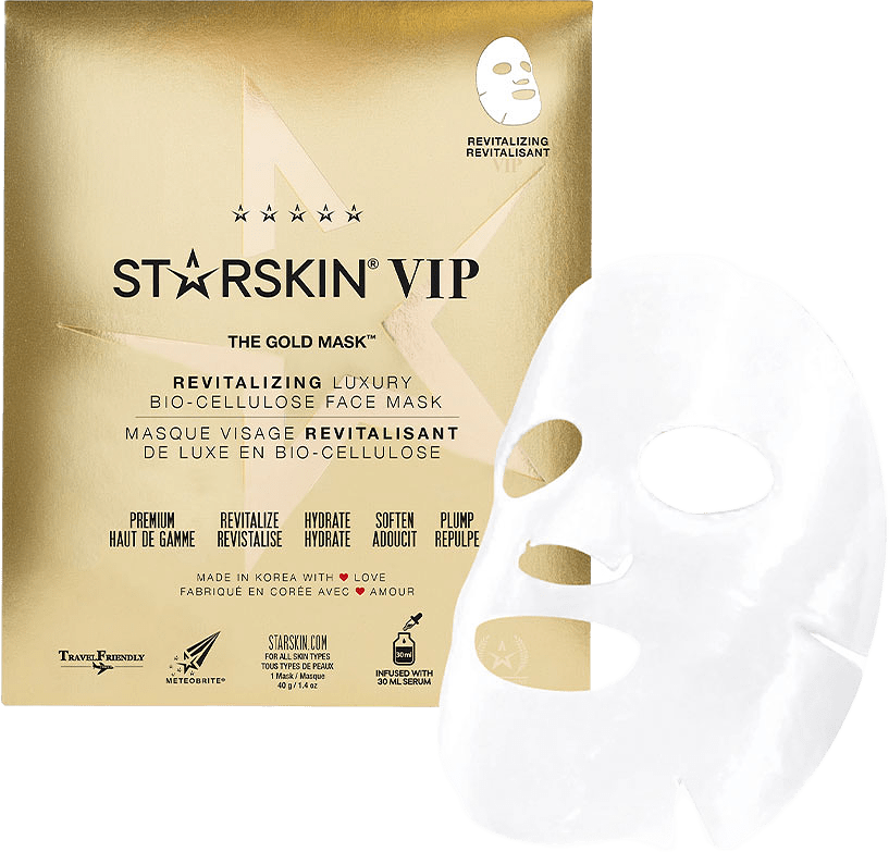 The Gold Mask™ VIP Revitalizing Luxury Coconut Bio-Cellulose Face Mask
