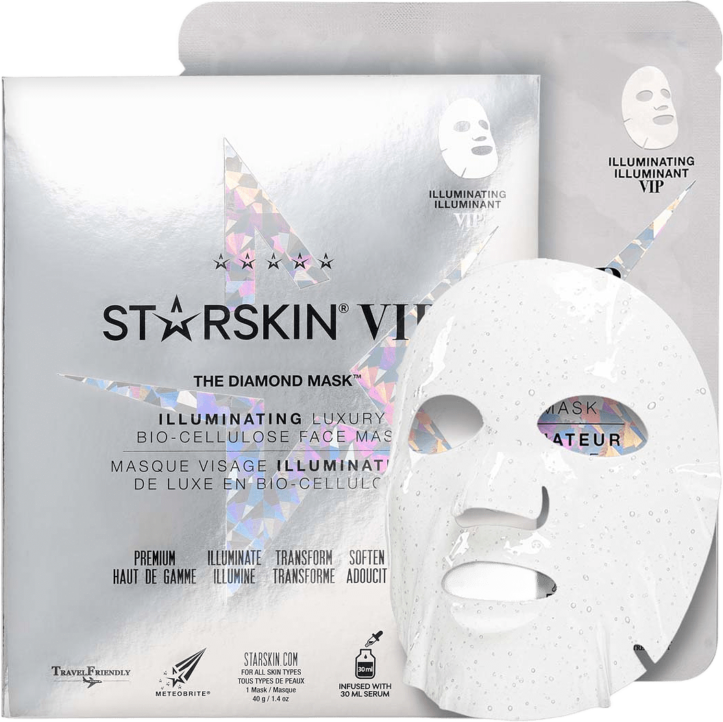 The Diamond Mask™ VIP Illuminating Coconut Bio-Cellulose Face Mask, från Starskin.