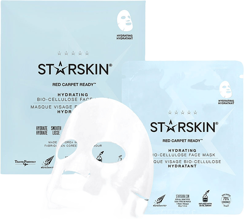 Red Carpet Ready™ Hydrating Bio-Cellulose Face Mask, från Starskin, i färgen Red.