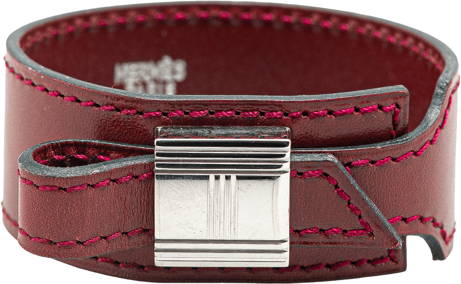 Hermès Leather Cadenas Artemis Bracelet M