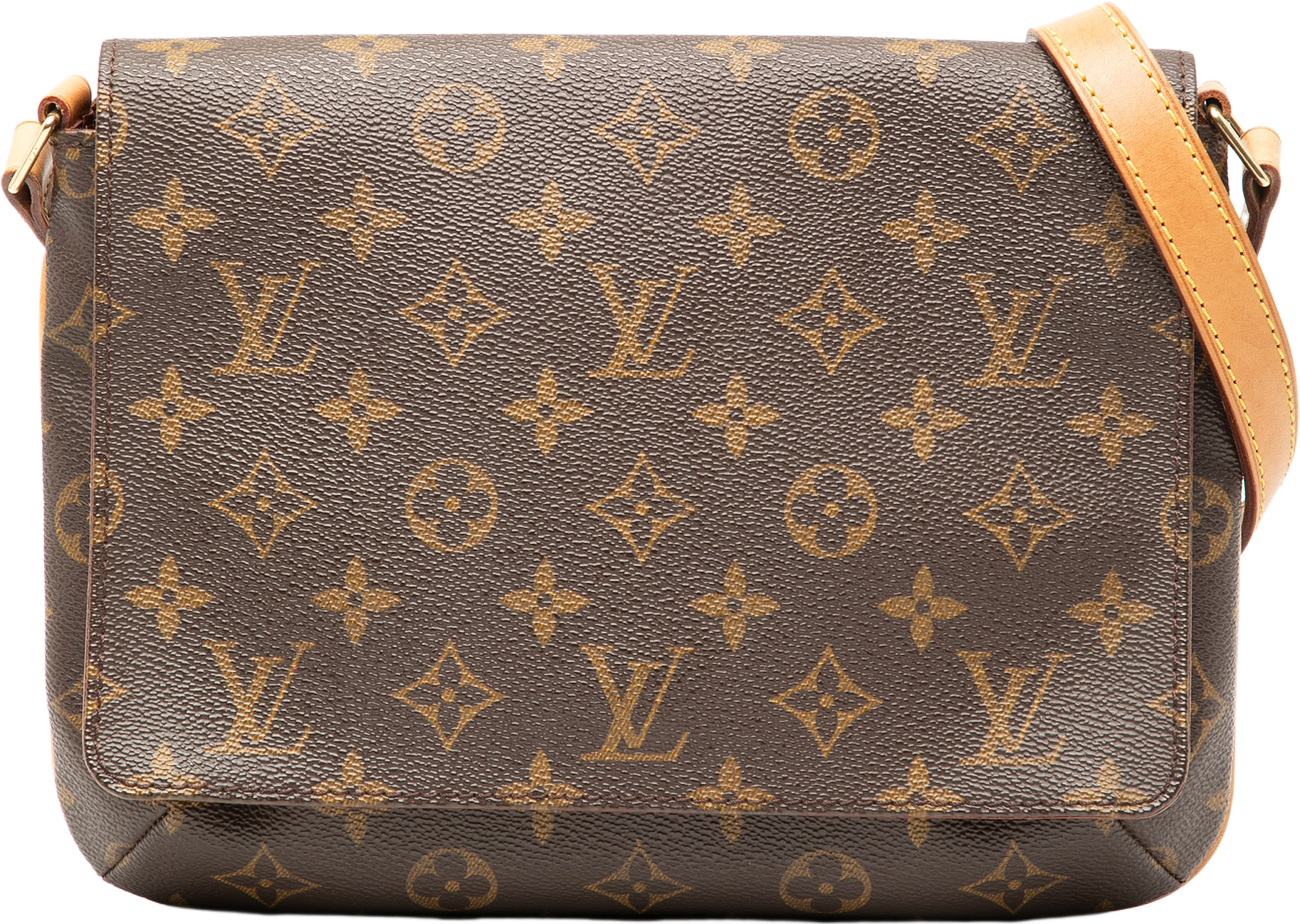 Louis Vuitton Monogram Musette Tango Short Strap, från Luxclusif, i färgen brown.