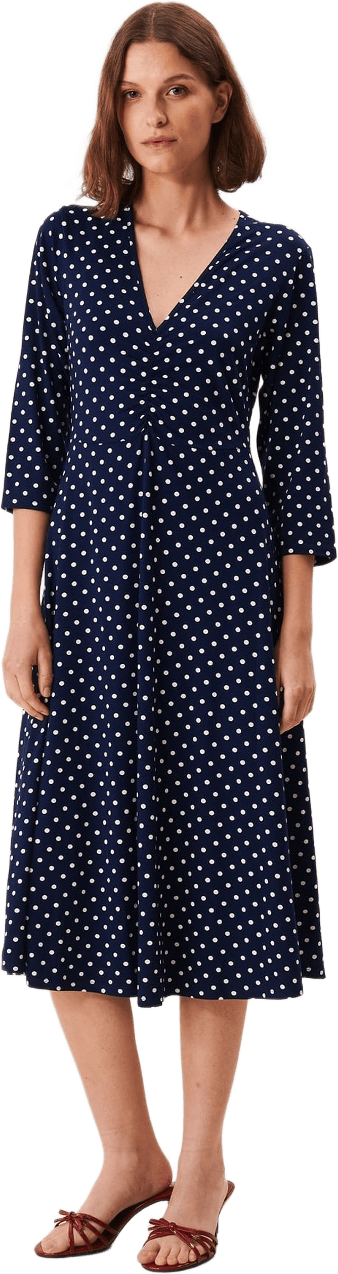 Noelle Dress, från Jumperfabriken, i färgen midnight blue.