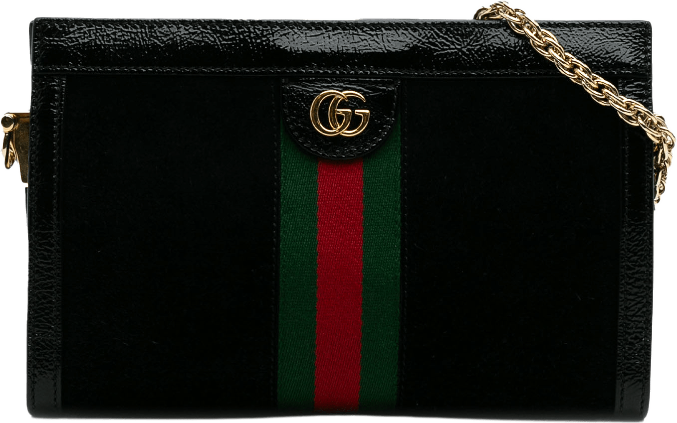 Gucci Small Suede Ophidia Chain Crossbody