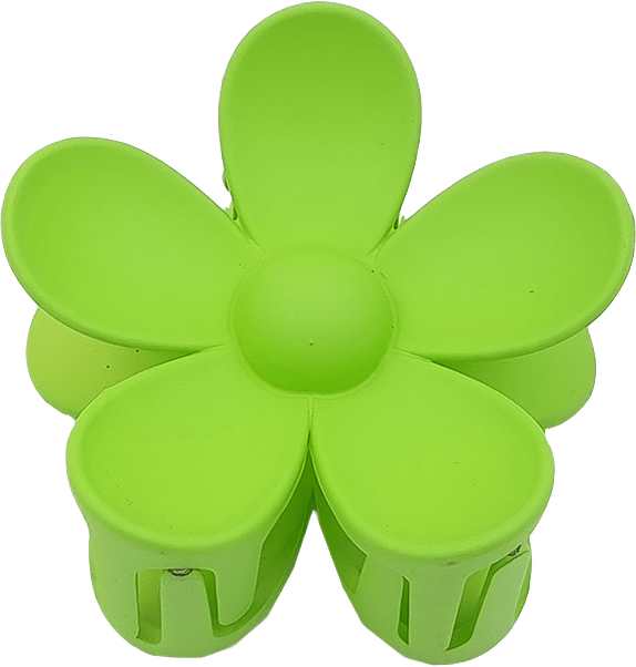 Blomformad Klämma, från Complement, i färgen green.