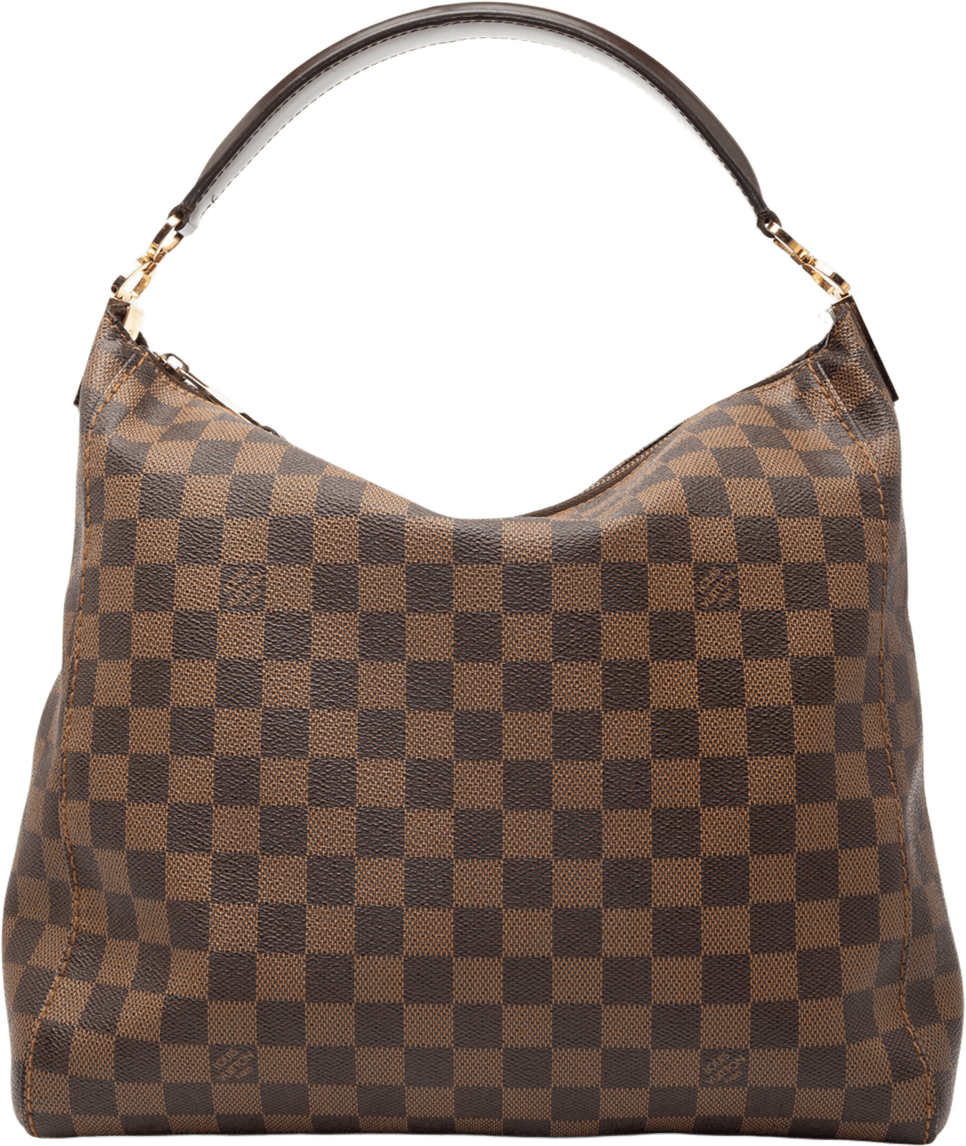 Louis Vuitton Damier Ebene Portobello Pm, från Luxclusif, i färgen brown.