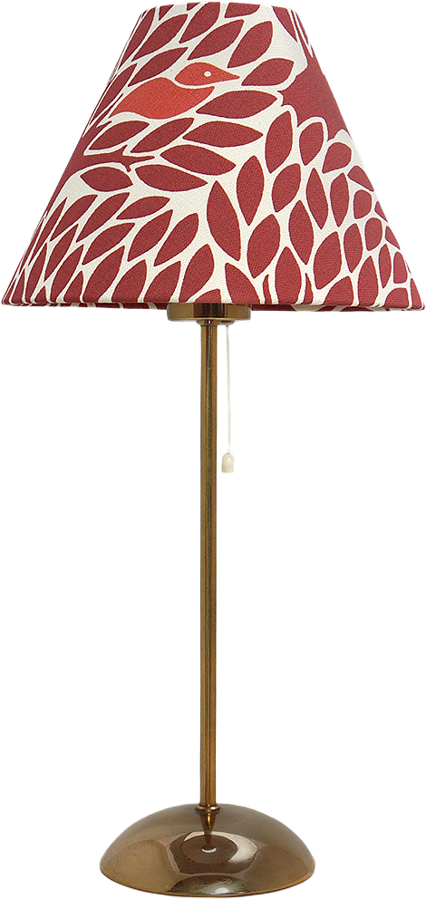 Lampskärm Gömställe, från Gyllstad, i färgen röd.