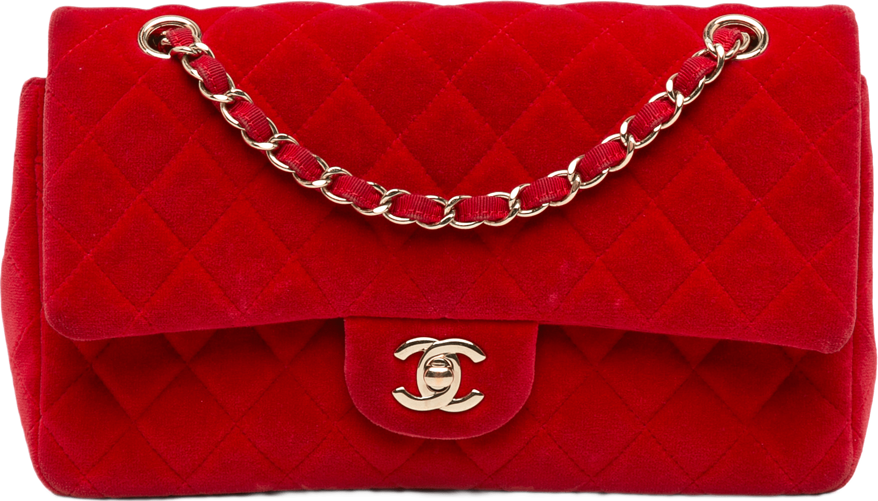 Chanel Medium Classic Velvet Double Flap