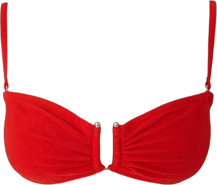 Bandeau Bikini Top, från Understatement, i färgen papaya.