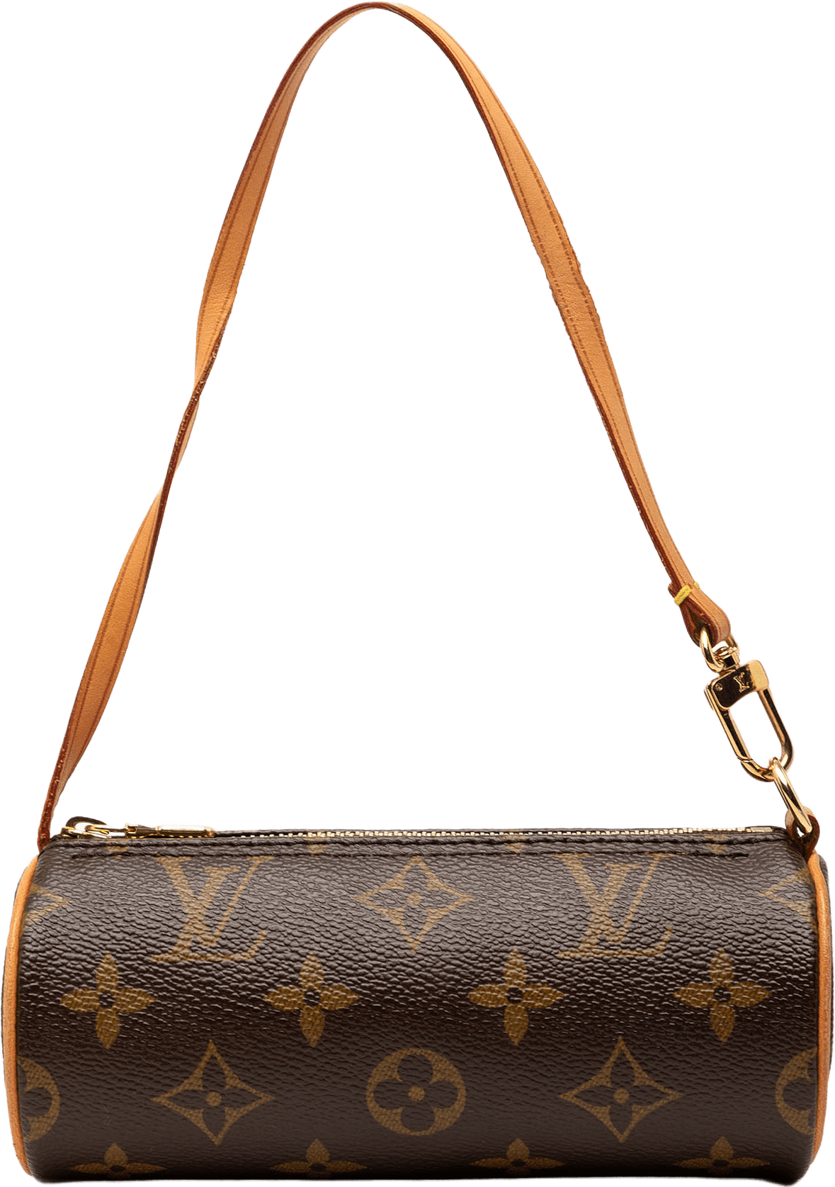 Louis Vuitton Monogram Papillon Pochette, från Luxclusif, i färgen brown.