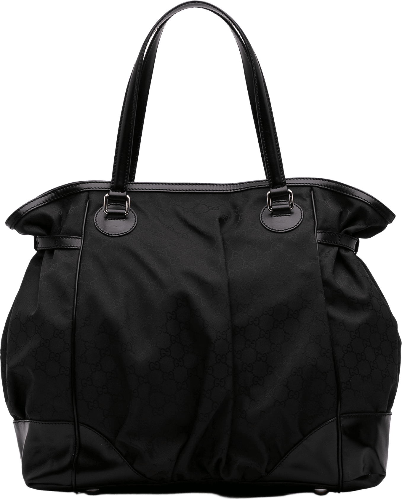 Gucci Gg Nylon Full Moon Tote, från Luxclusif, i färgen black.