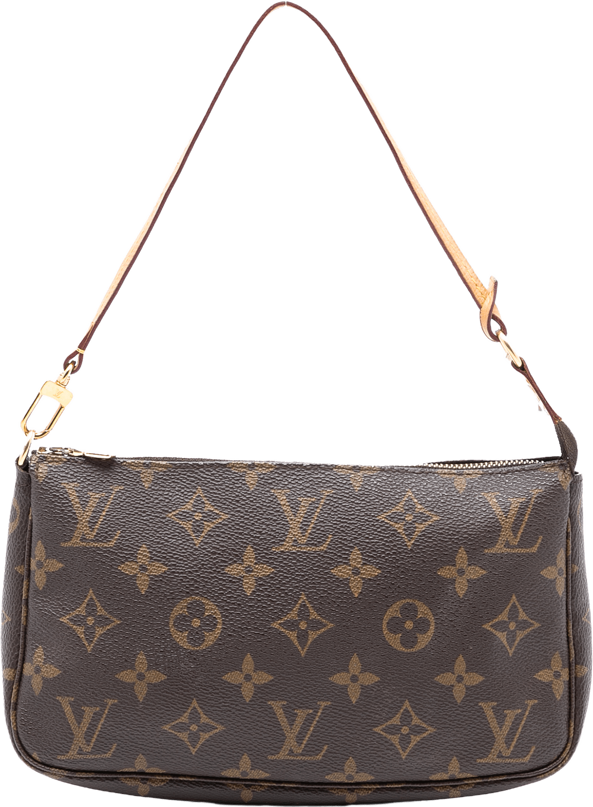 Louis Vuitton Monogram Pochette Accessoires, från Luxclusif, i färgen brown.