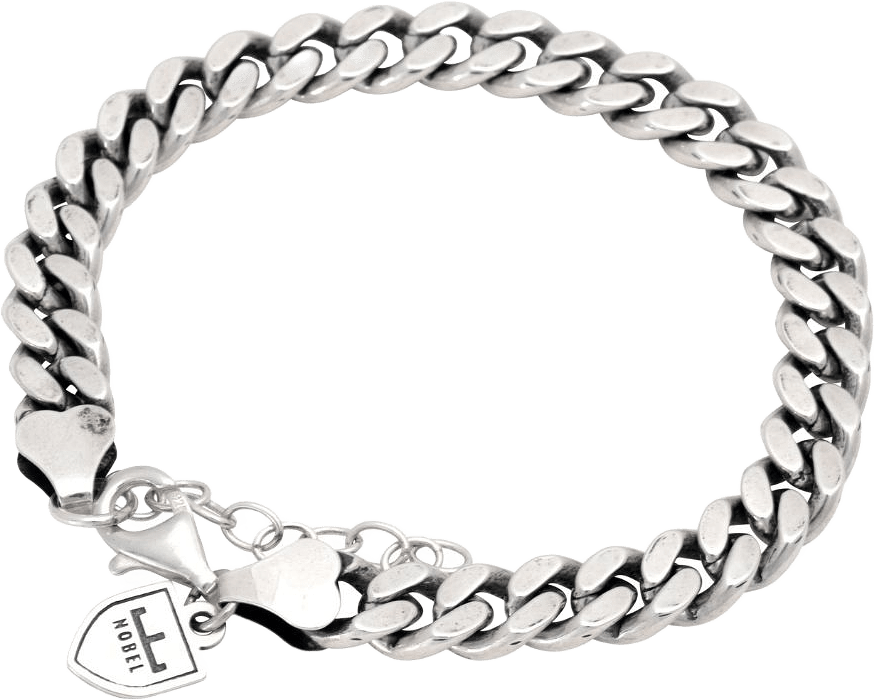 Silverarmband | Pansar 8 Mm | Nobel By Billgren, från by BILLGREN, i färgen silver.