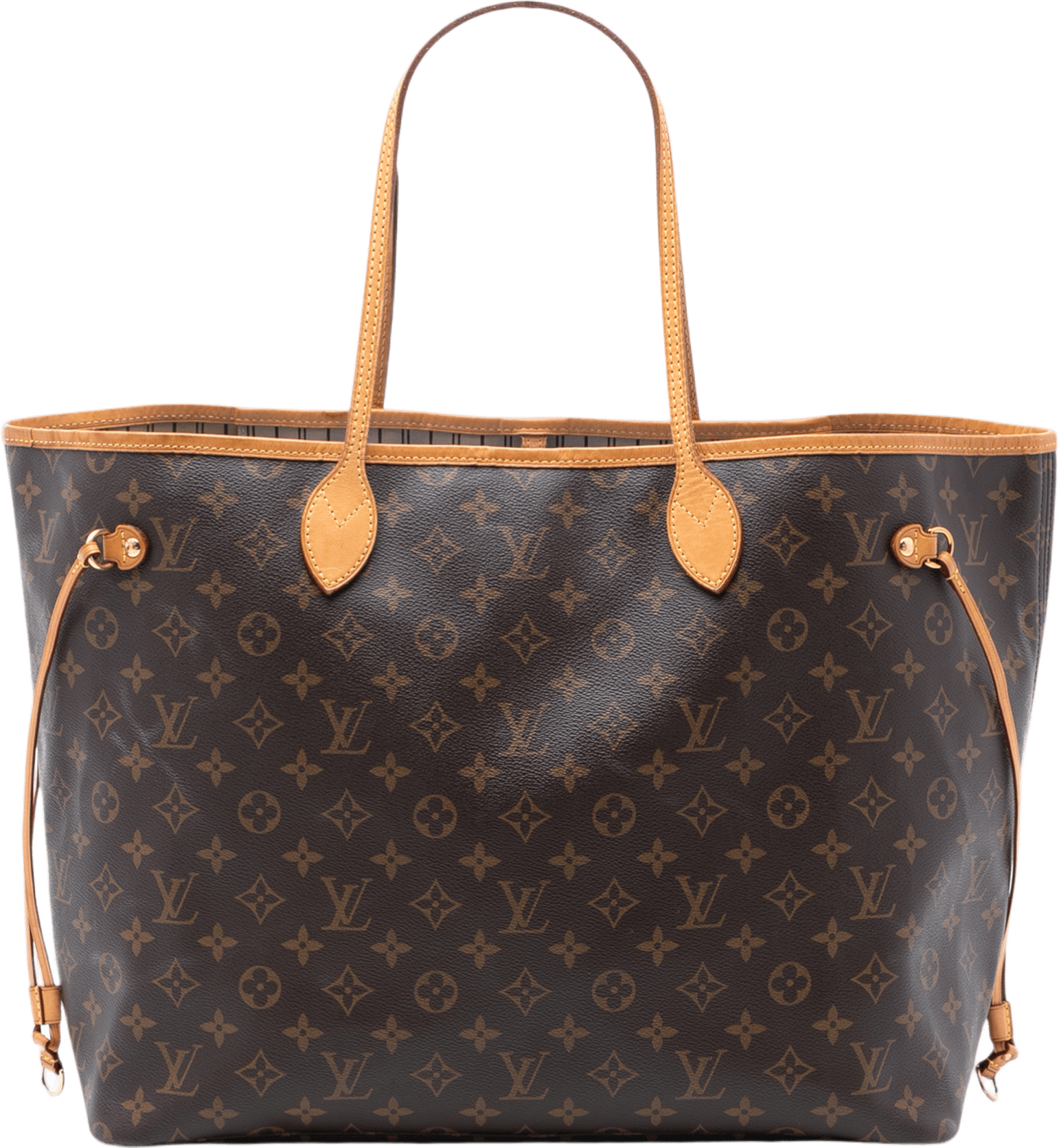 Louis Vuitton Monogram Neverfull Gm, från Luxclusif, i färgen brown.