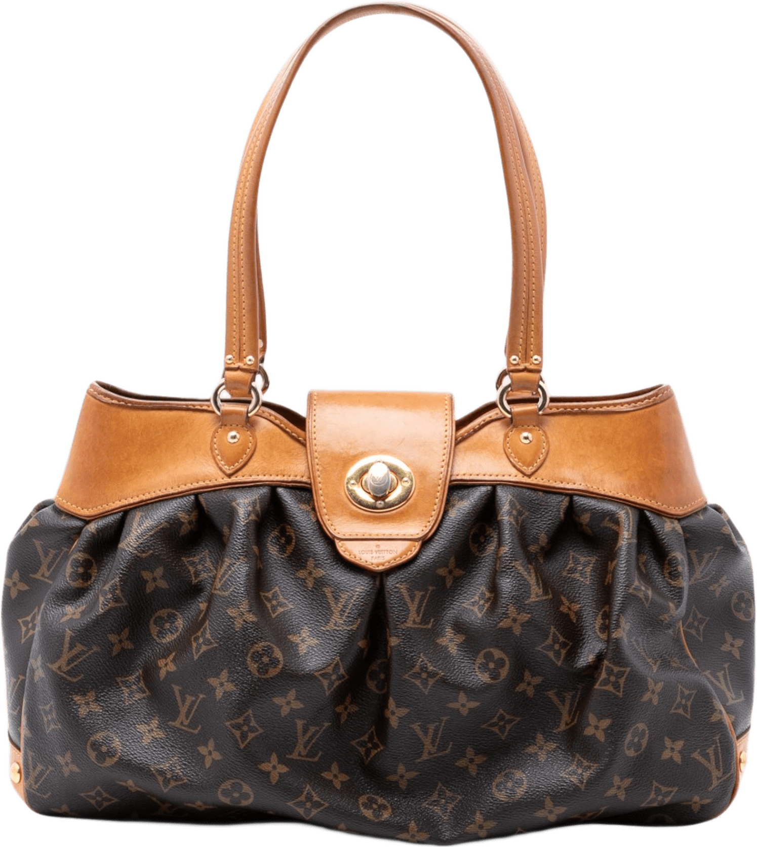 Louis Vuitton Monogram Boetie Gm, från Luxclusif, i färgen brown.