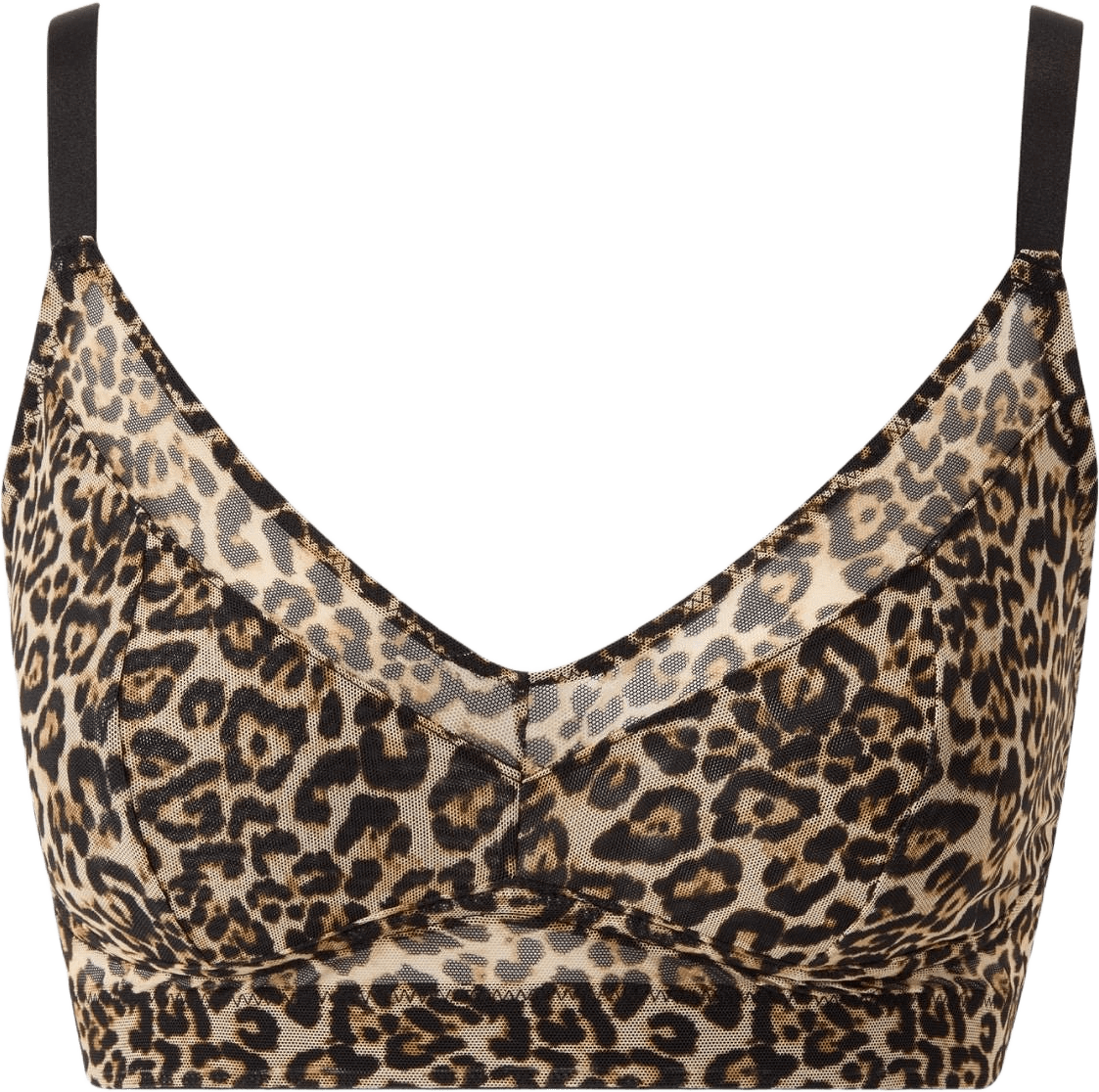Mesh Support Bra, från Understatement, i färgen leopard.