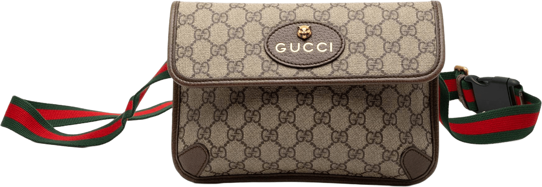 Gucci Gg Supreme Web Neo Vintage Belt Bag, från Luxclusif, i färgen beige.