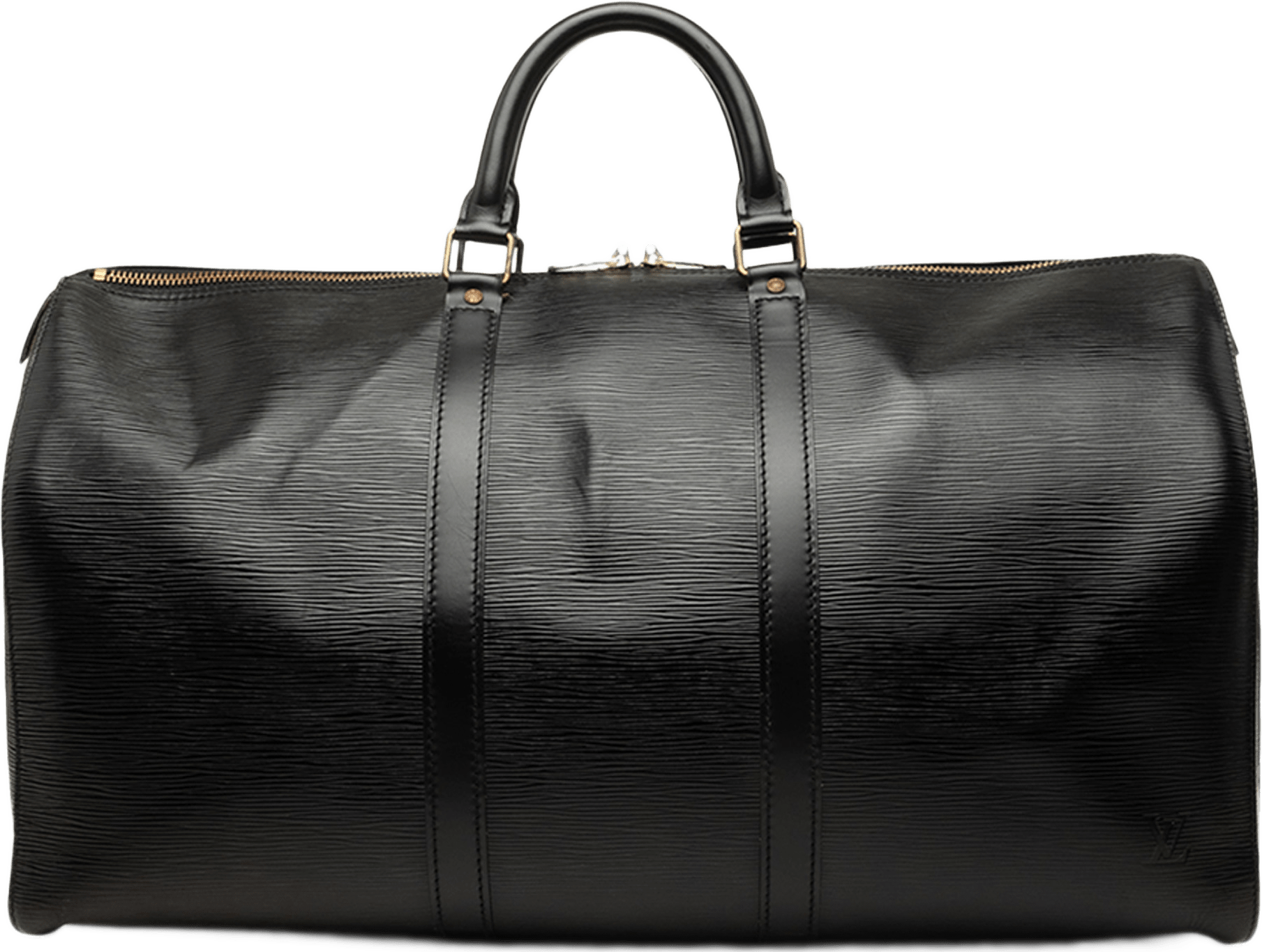 Louis Vuitton Epi Keepall 50, från Luxclusif, i färgen svart.