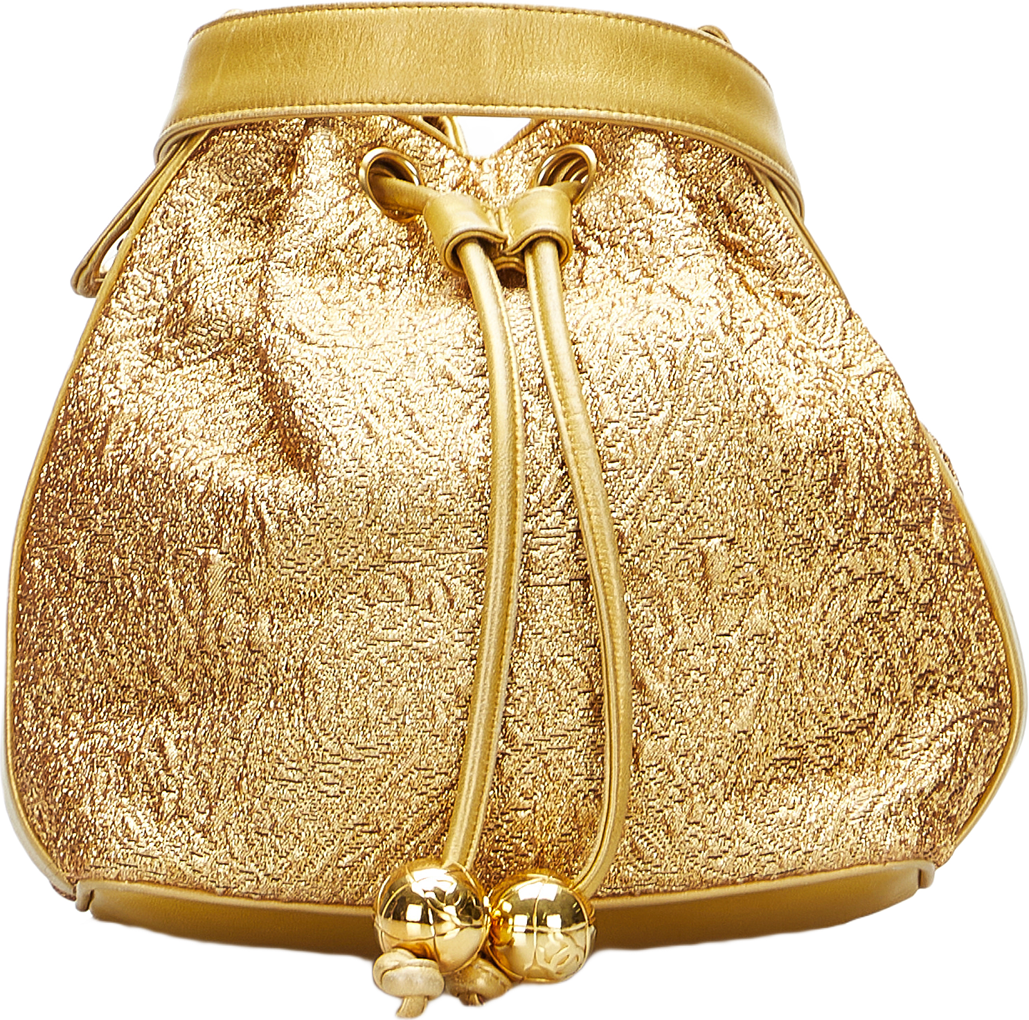 Chanel Brocade Bucket Bag