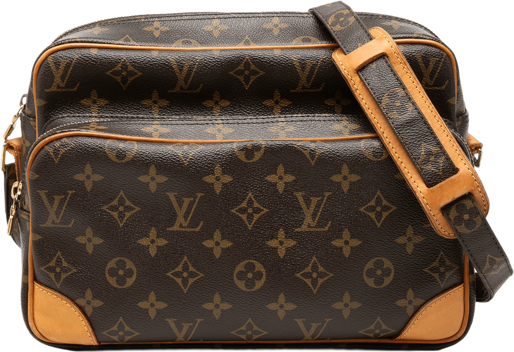 Louis Vuitton Monogram Nil Crossbody, från Luxclusif, i färgen brun.
